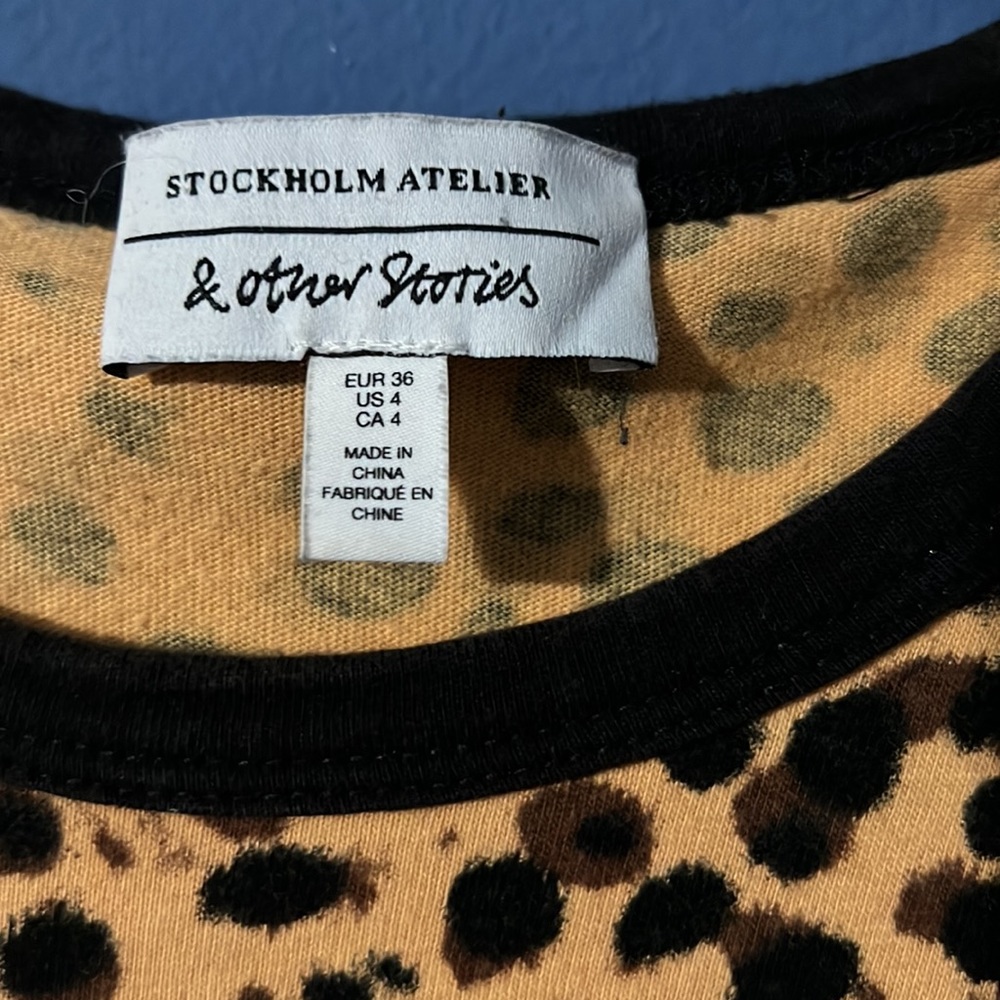 Leopard print ring tee - Picture 3 of 4